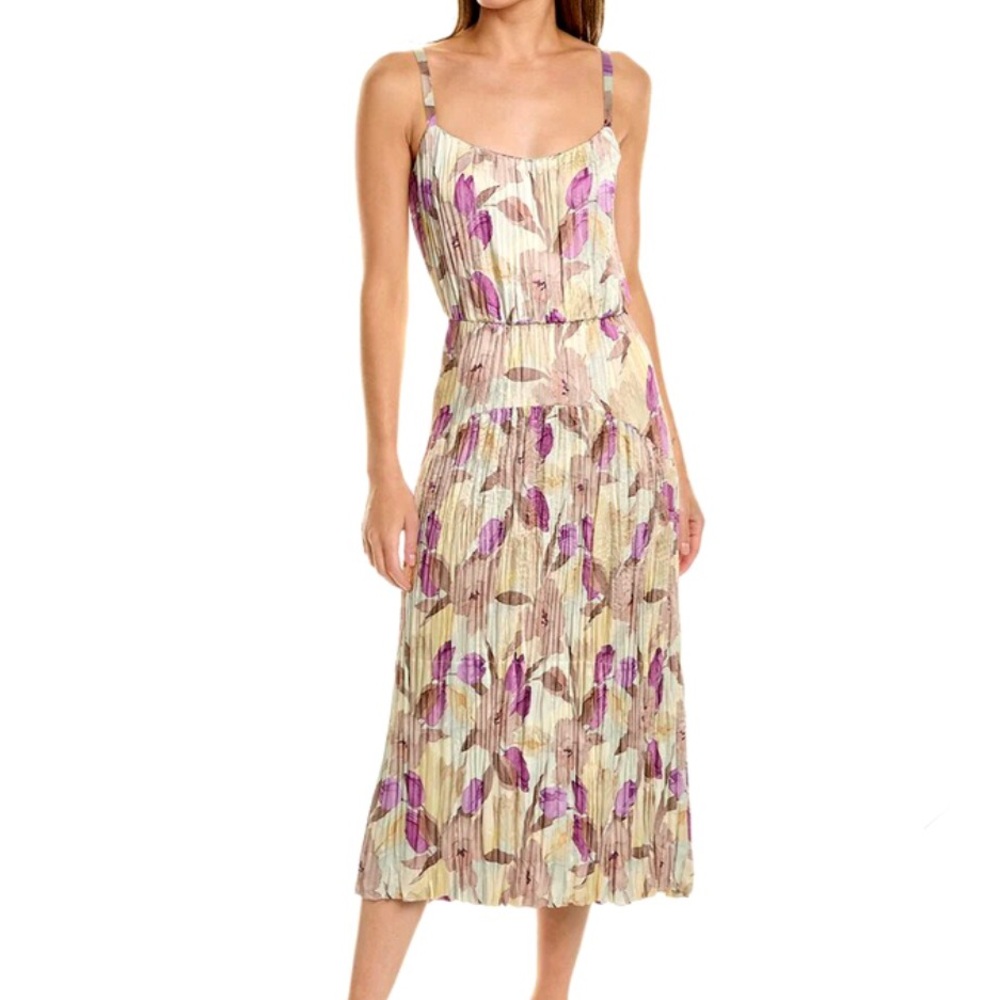 NWOT Vince Nouveau Magnolia Crushed Cami Dress